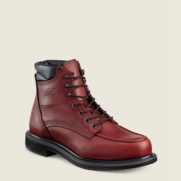 Botas de Trabajo Red Wing Hombre Vino - Supersole® - 6-Inch Soft Toe - 735-WNFUVE